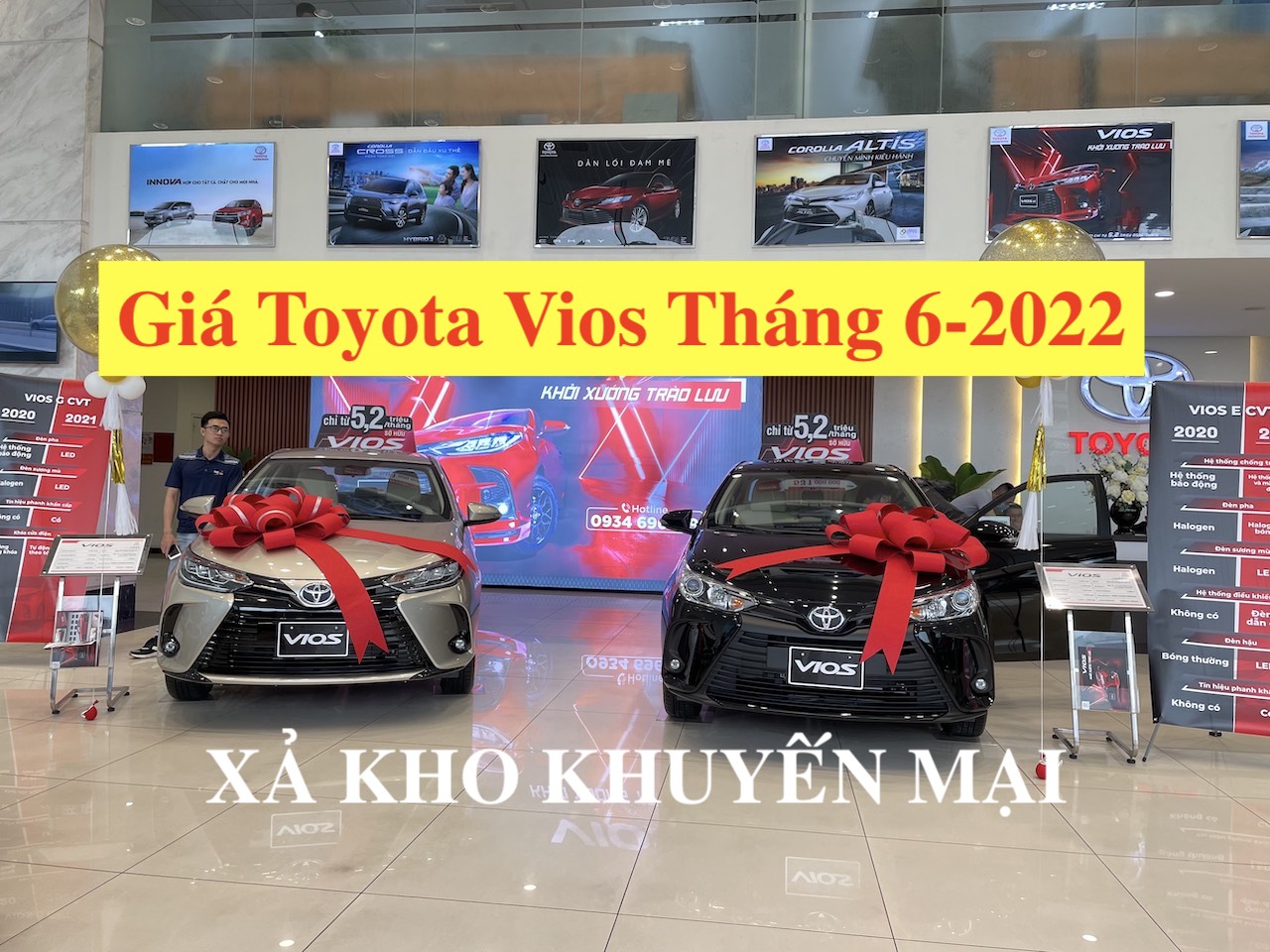 Bảng Giá Khuyến Mại Toyota Vios Tháng 6/2022 Mới Nhất Hôm Nay Lăn Bánh 150 Triệu Trả Góp